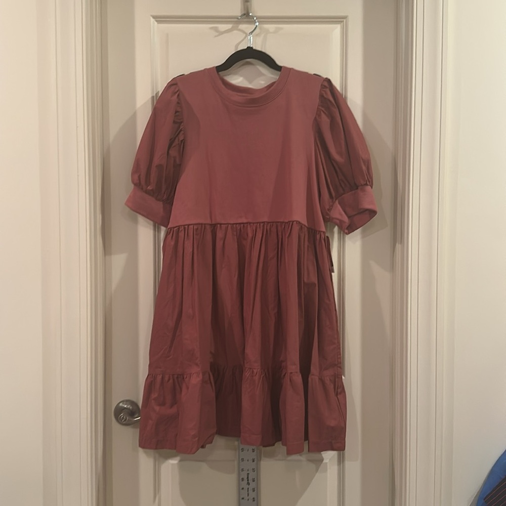ARULA Ladies Dress in Deep Burgundy